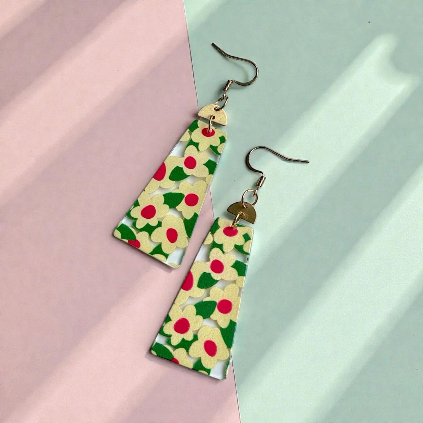 Boucle d'oreilles fleuries| MF-189 | M Fantaisies