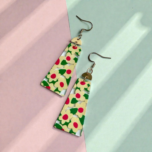 Boucle d'oreilles fleuries| MF-189 | M Fantaisies