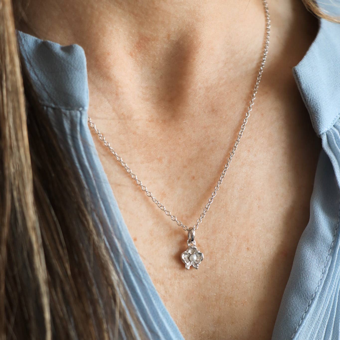 Collier Fleur et Perle | Oreva | Horace