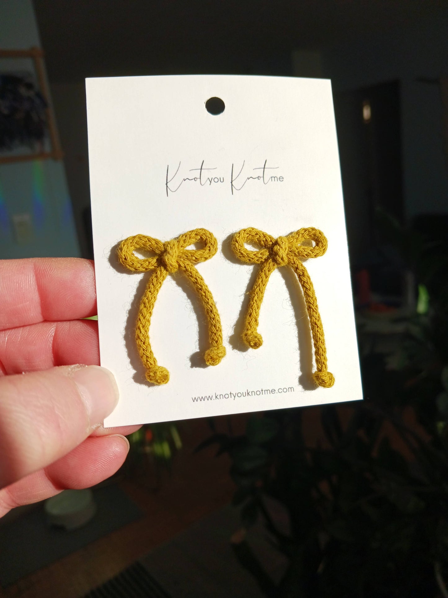 Boucles d'oreilles boucles | Beau | Knot You Knot Me