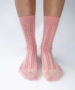 Chaussette Cable Knit