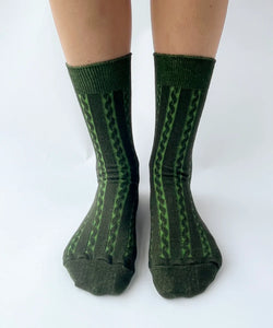 Chaussette Cable Knit