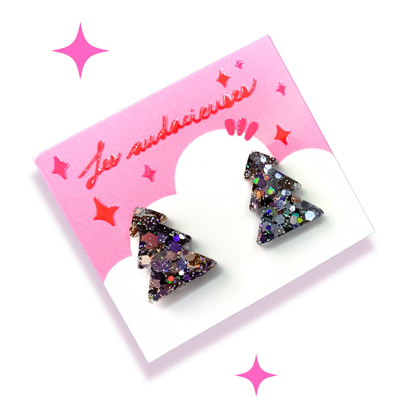 Boucles d'oreilles Petits sapins