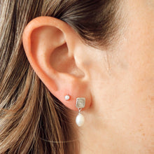 Charger l&#39;image dans la galerie, Boucles d&#39;oreilles clous spirale Zolia argent
