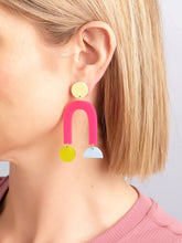 Charger l&#39;image dans la galerie, Boucles d&#39;oreilles collage
