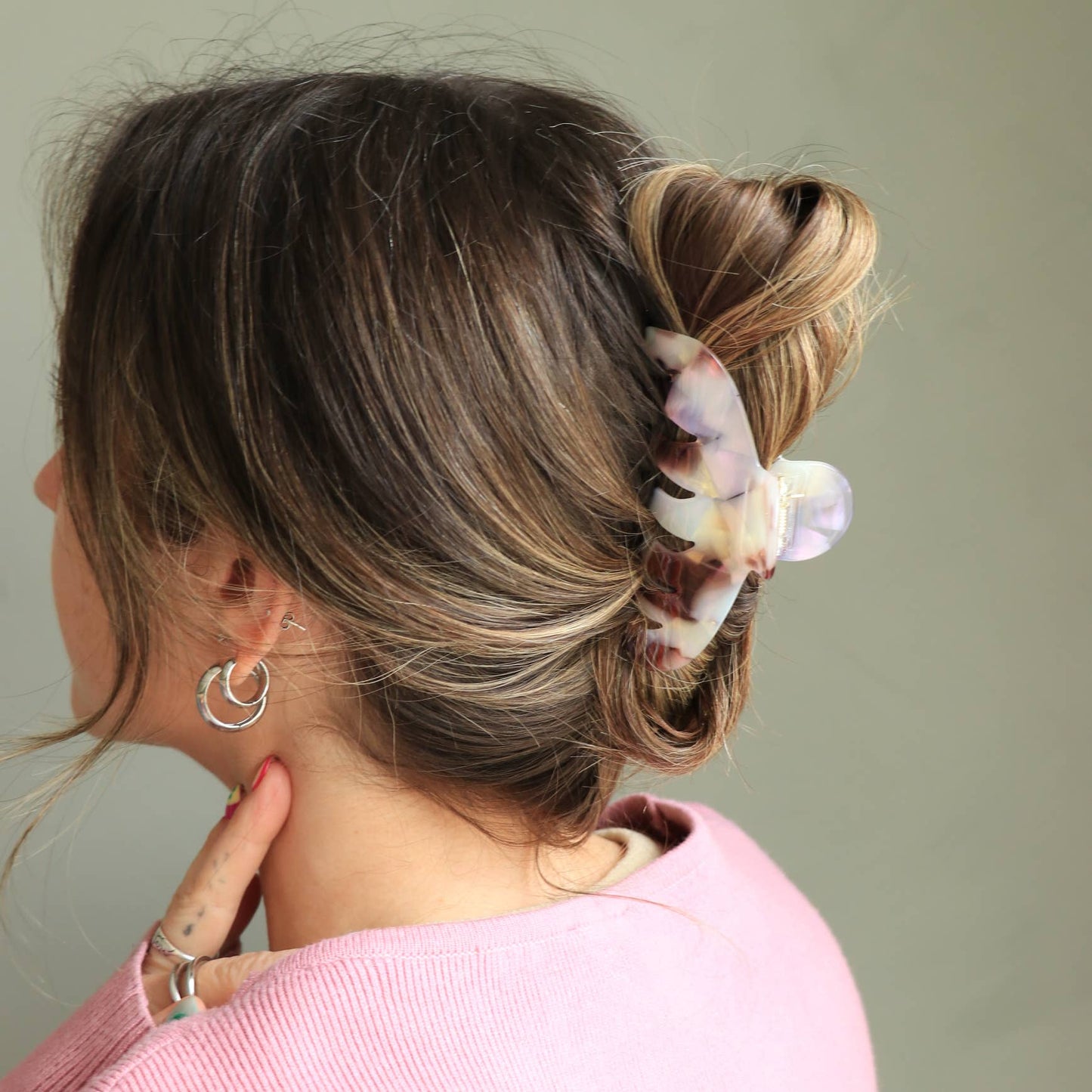 Pince violette nacrée | Agatha | Horace