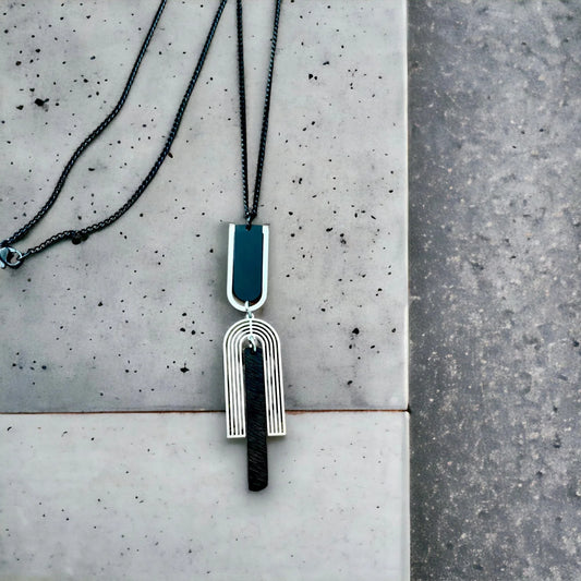 Collier long doté de connecteurs et de pendentifs | MF-393| M Fantaisies