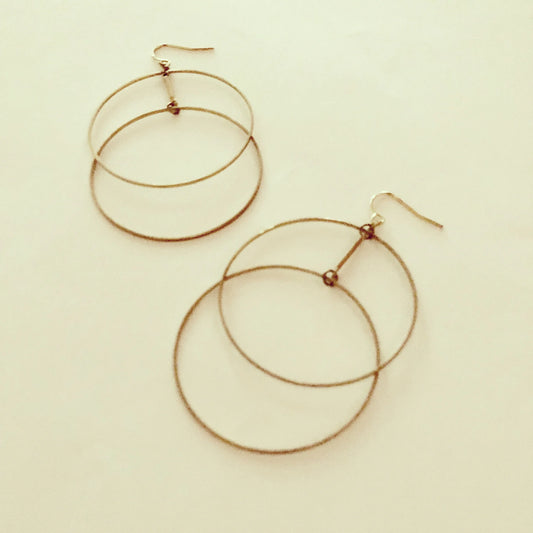 Boucles d'oreilles laiton | Ruuye| Darlings of Denmark
