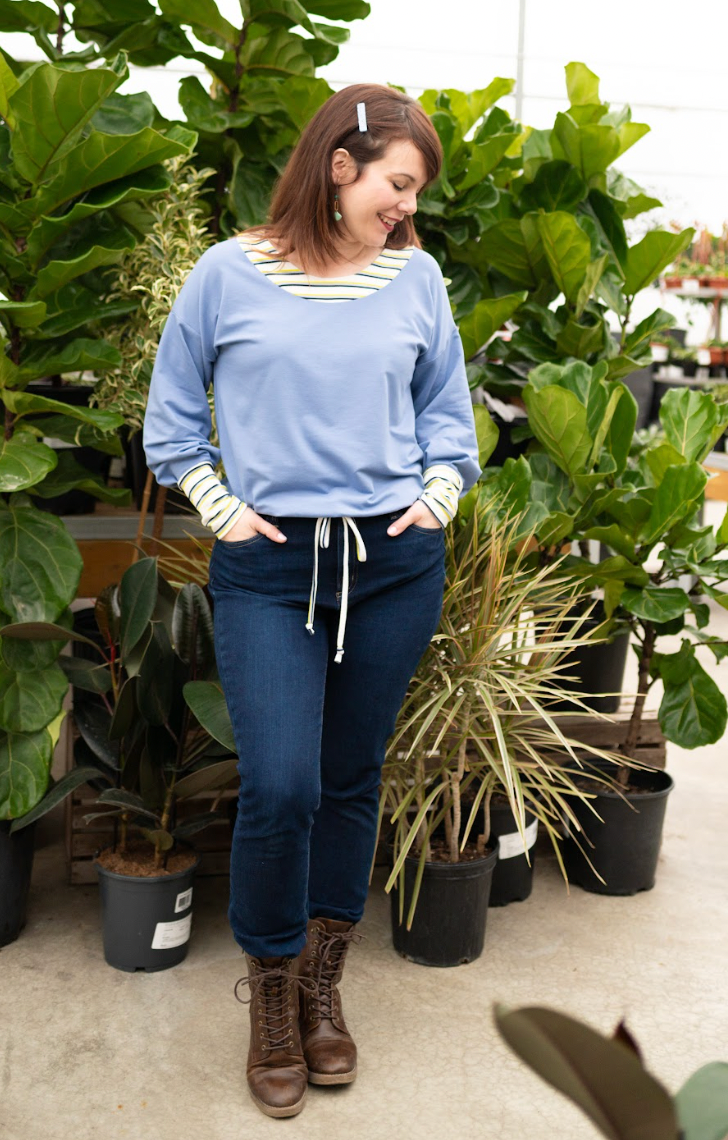 Haut manches longues en terry de bambou | Freesia (Pinkmuchacha)