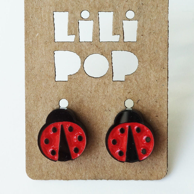 Boucles d'oreilles Coccinelle | Lili0321 | Créationss Lilipop