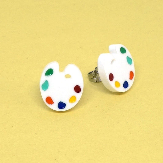 Boucles d'oreilles Palette de Peinture| Lili0639| Créations Lilipop