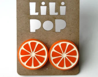 Boucles d'oreilles Orange| Lili0374| Créations Lilipop